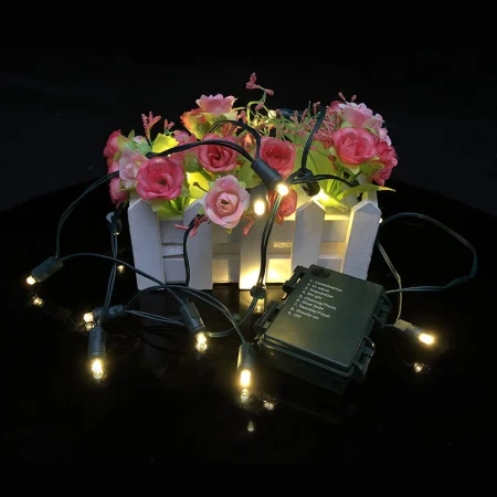Us-spec UL low-voltage LED battery box light string, outdoor waterproof 5mm Christmas holiday decorative light string Us-spec UL low-voltage LED battery box light string, outdoor waterproof 5mm Christmas holiday decorative light string
